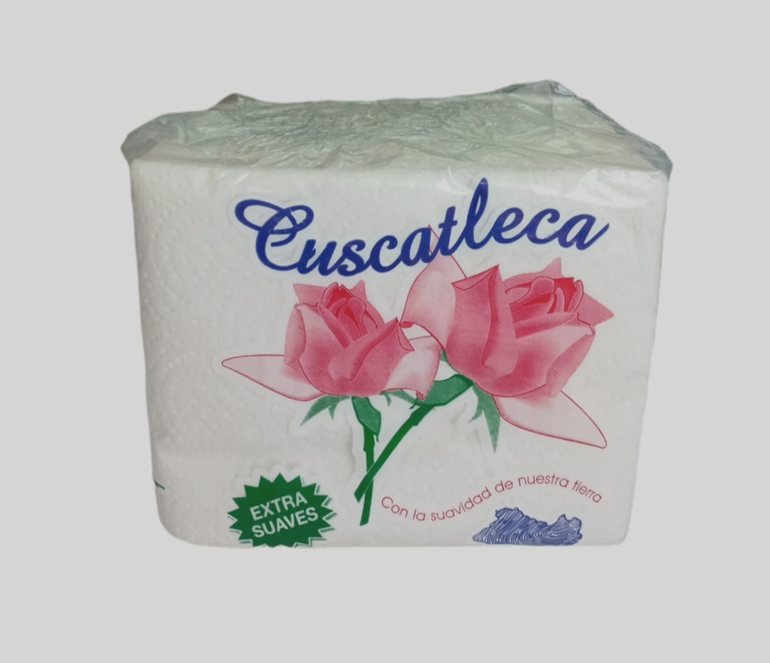 PAQUETE DE SERVILLETA CUADRADA CUSCATLECA - 100 UNIDADES