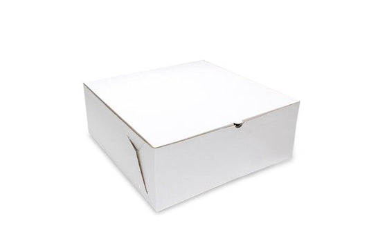 CAJA CORRUGADA PARA PASTEL 10X10 - 50 UNIDADES