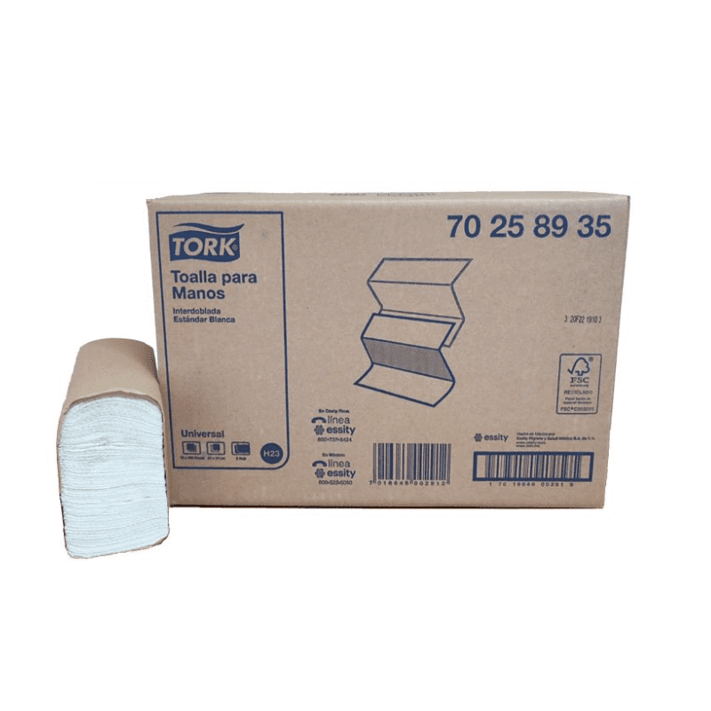 PAPEL TOALLA INTERFOLIADA TORK 200 MTS