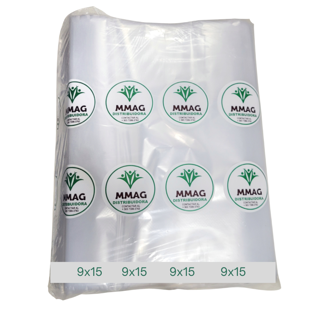 BOLSA 9X15 BLANCA LECHOSA - 500 UNIDADES
