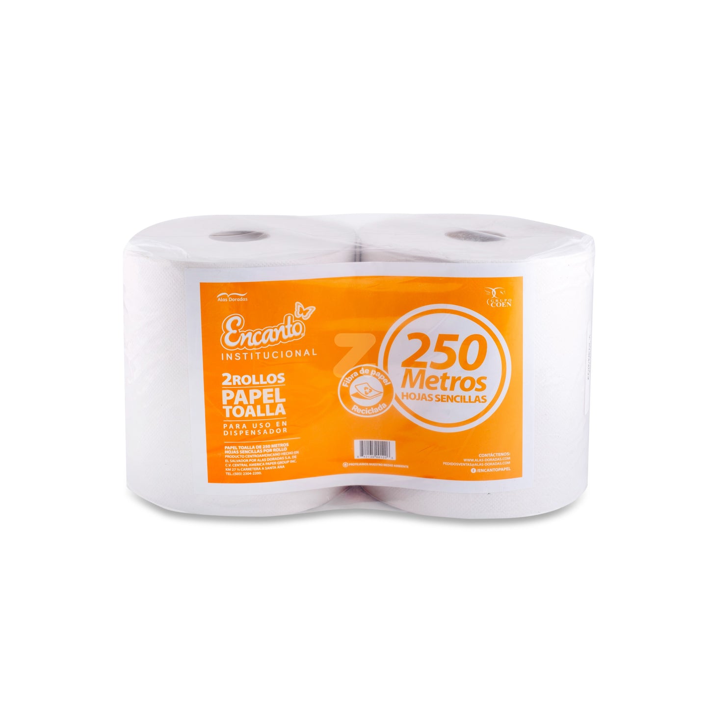 PAPEL TOALLA ENCANTO 250 MTS