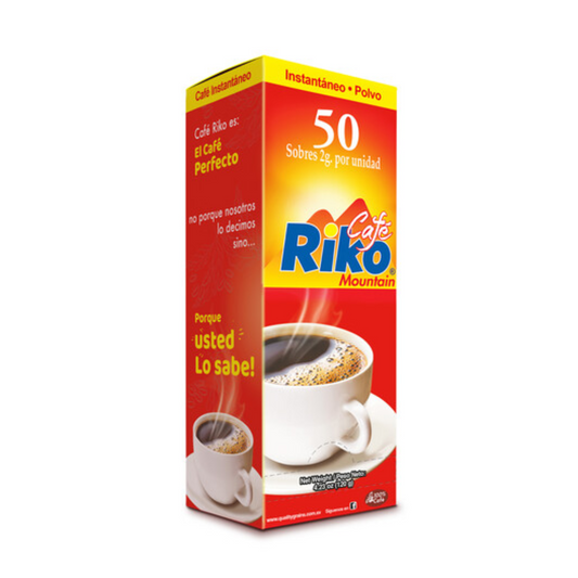 CAJA DE CAFE RIKO - 50 UNIDADES