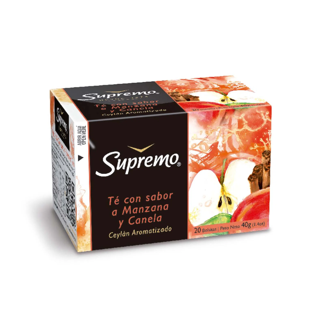 CAJA DE TE DE MANZANA/CANELA 20 SOBRES