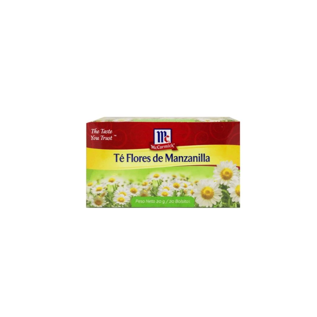 TE DE MANZANILLA MCCORMICK 100 UNIDADES