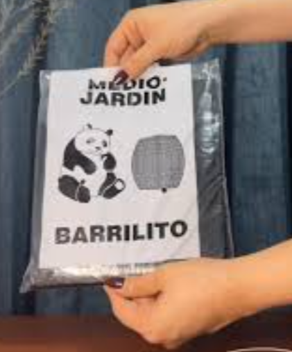 Paquete Bolsa 1/2 Jardín Transparente / Negra / Doble -  10 UNIDADES