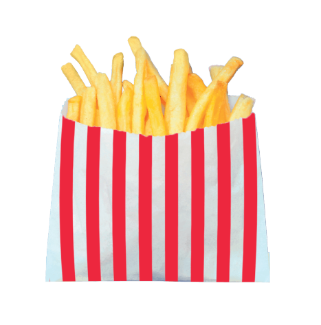 BOLSA PARA PAPAS FRITAS - 50 UNIDADES