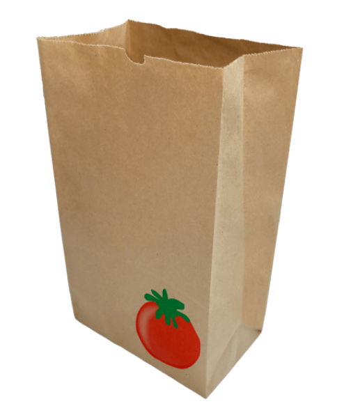 BOLSA KRAFT DE TOMATE 12 LB - 50 UNIDADES