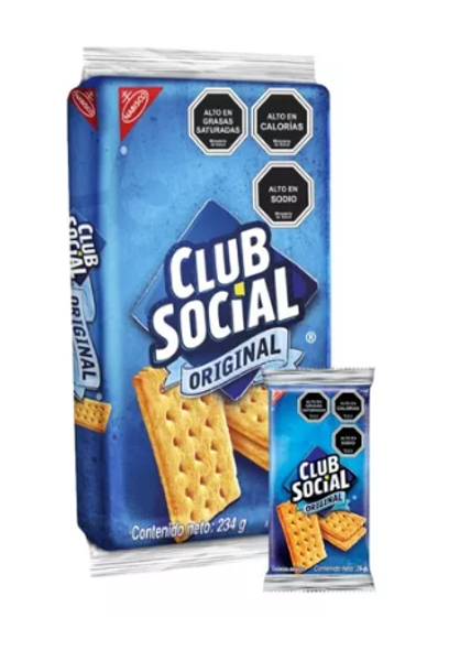 GALLETA CLUB SOCIAL SALADA  - 12 UNIDADES