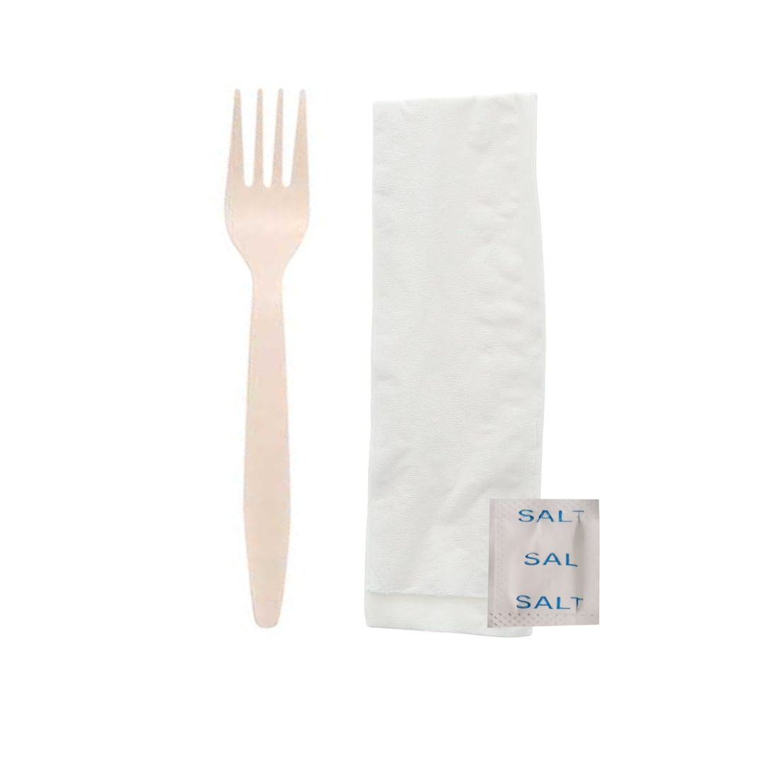 KIT COMPLETO TENEDOR BIO C/SAL - 100 UNIDADES