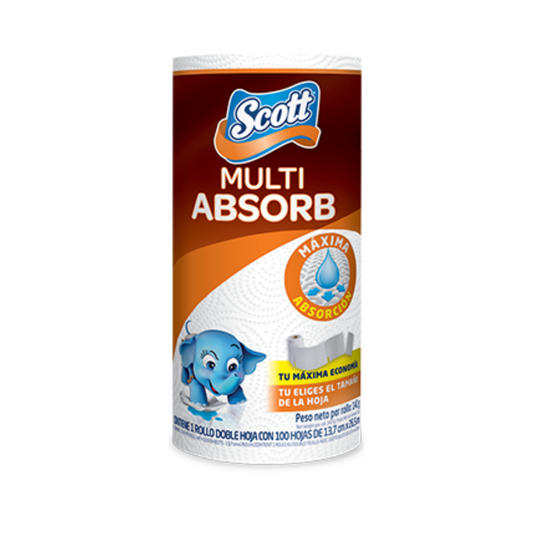 ROLLO DE PT SCOTT DURAMAX TWO PACK ABSORVENTE