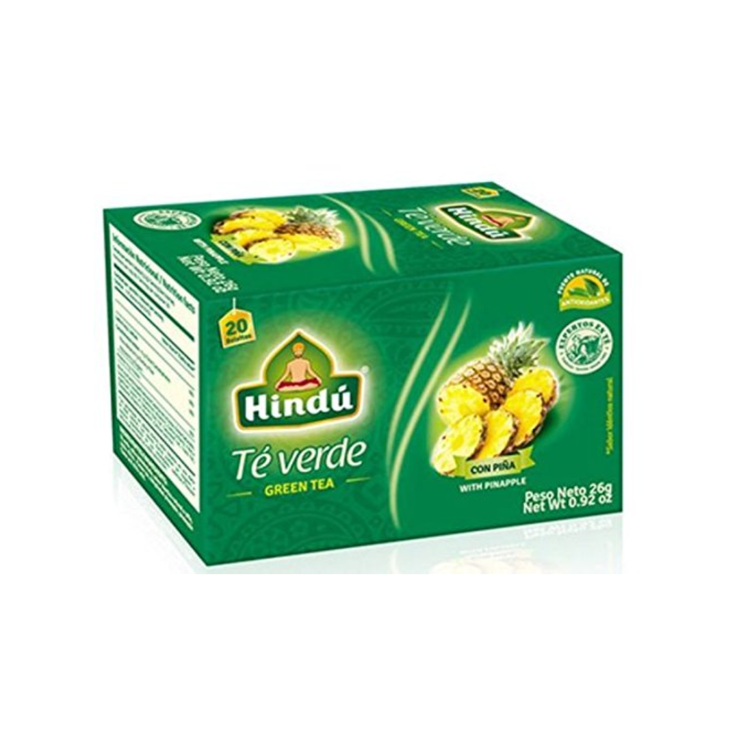 TE HINDU VERDE CON PIÑA