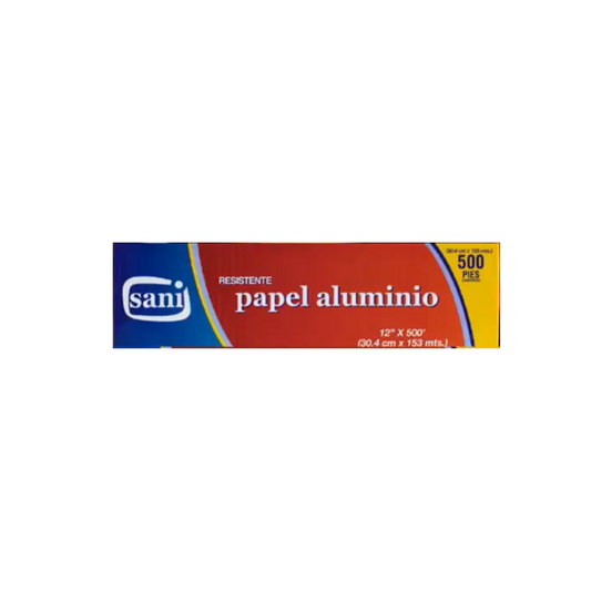 PAPEL ALUMINIO 12X500 SANI