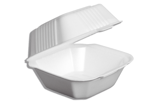 BANDEJA 6X6 HAMBURGUESERA FOAM -  50 UNIDADES