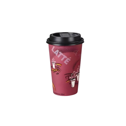 VASO 16 ONZ BEBIDA CALIENTE DOBLE PARED - 25 UNIDADES