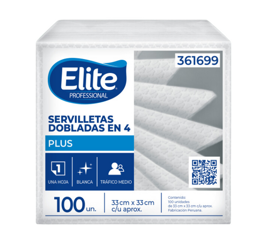 PQTE. SERVILLETA COCTELERA ELITE