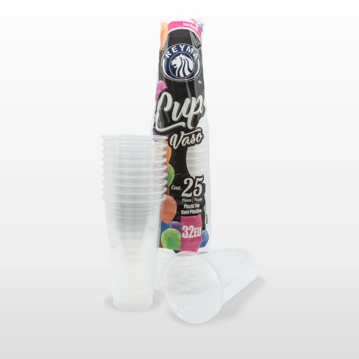 VASO TRANSPARENTE DE 32 ONZ REYMA - 50 UNIDADES